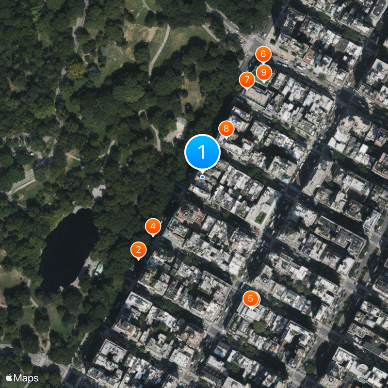 William A. Clark House Map