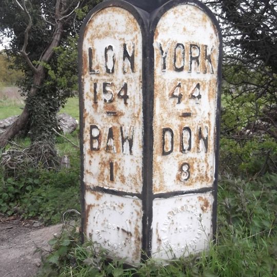 Milepost Approximately 300 Metres To North Of Junction With North Avenue