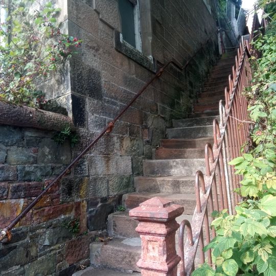 Walkways And Railings, Steps, 74, 75, 76 Kirk Brae Including Boundary Walls