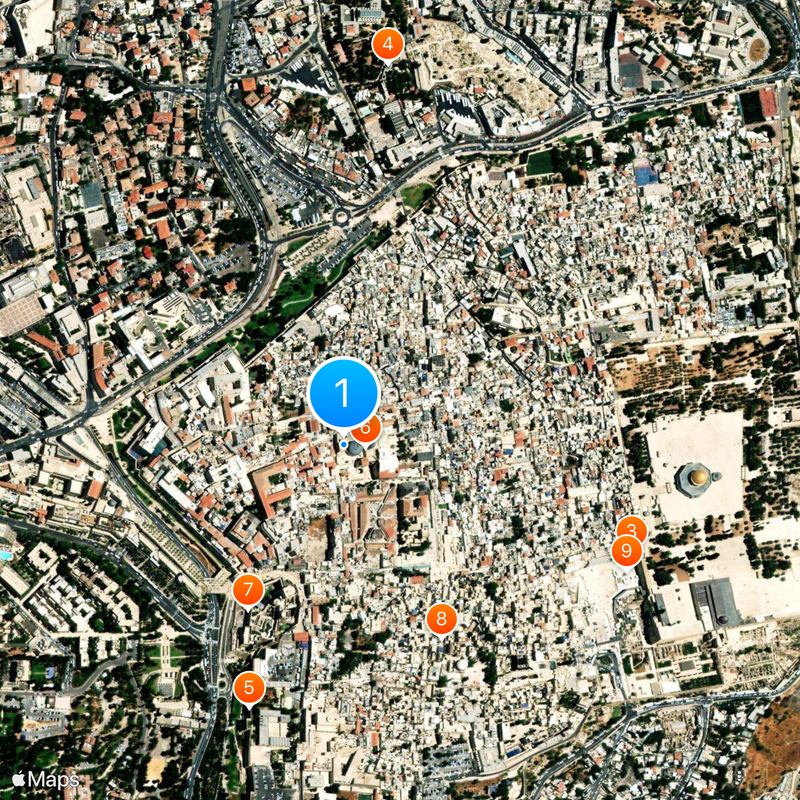 Quartiere cristiano Mappa