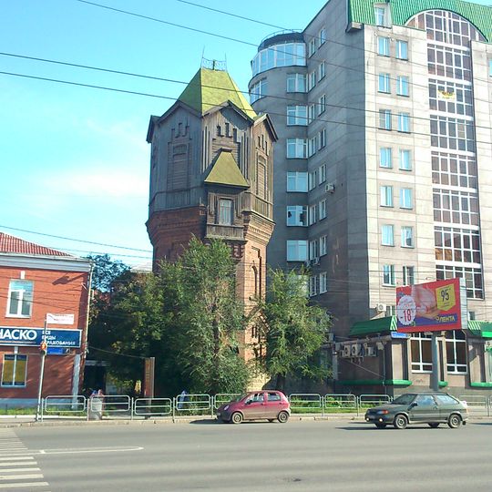 Water tower at Vorovskogo Street, Chelyabinsk