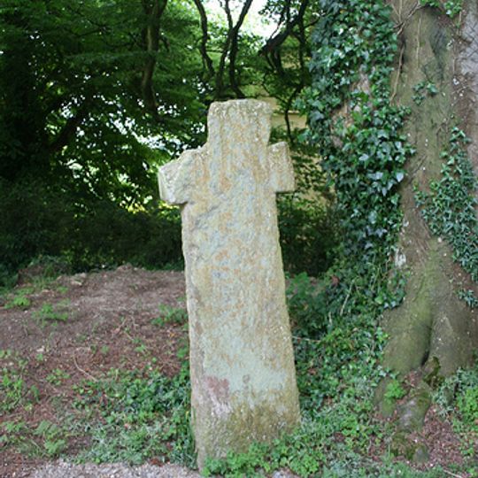 Cross About 8M South Of The Porch Of The Church Of St Nicholas