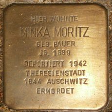 Stolperstein dedicated to Minka Moritz