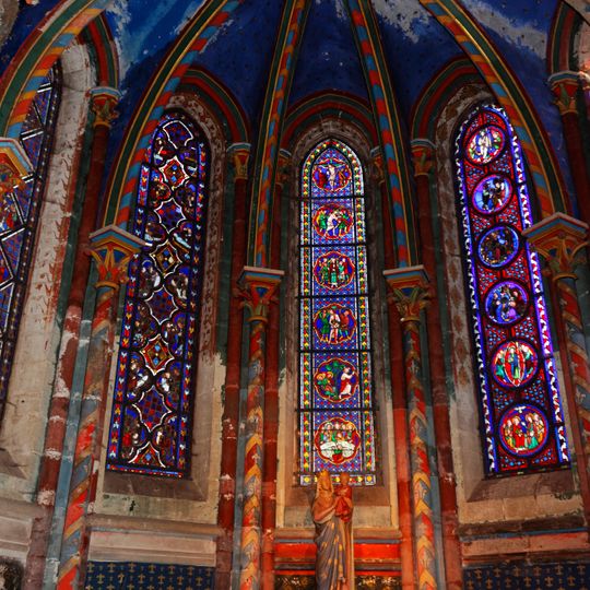 Paintings of the Notre-Dame chapel in Semur-en-Auxois