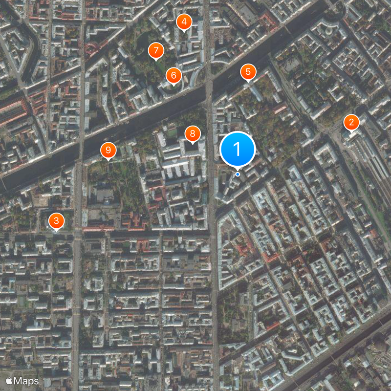 Saint Petersburg State Institute of Technology Mapa