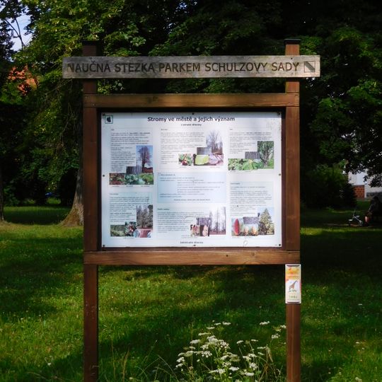 Naučná stezka parkem Schulzovy sady