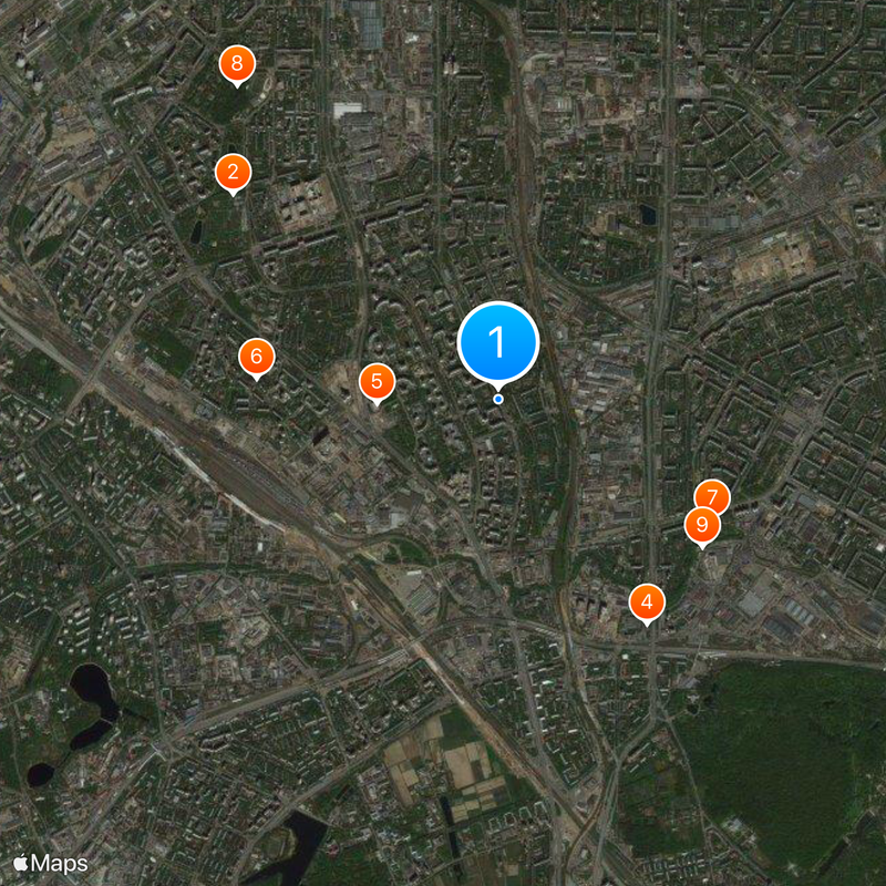 Beskudnikovsky District Mapa