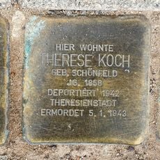 Stolperstein dedicated to Hulda  Koch