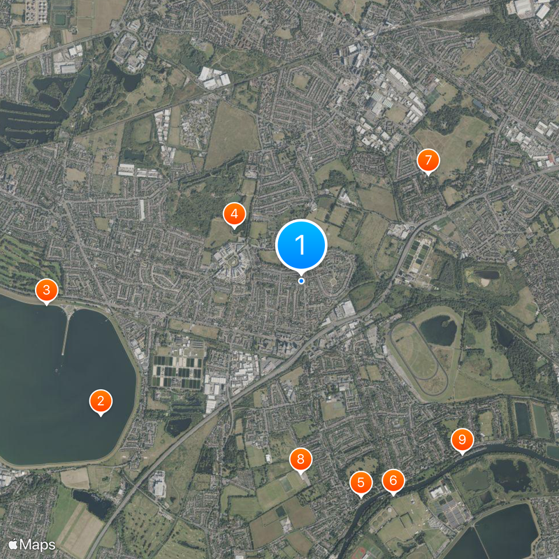 Sunbury-on-Thames Mapa