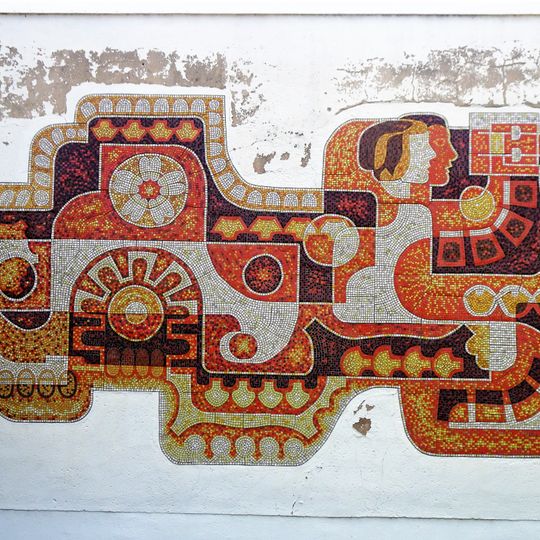 Spitzkunnersdorfer Straße 6 mosaic mural