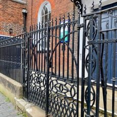 Gates And Railings To Congreational Church