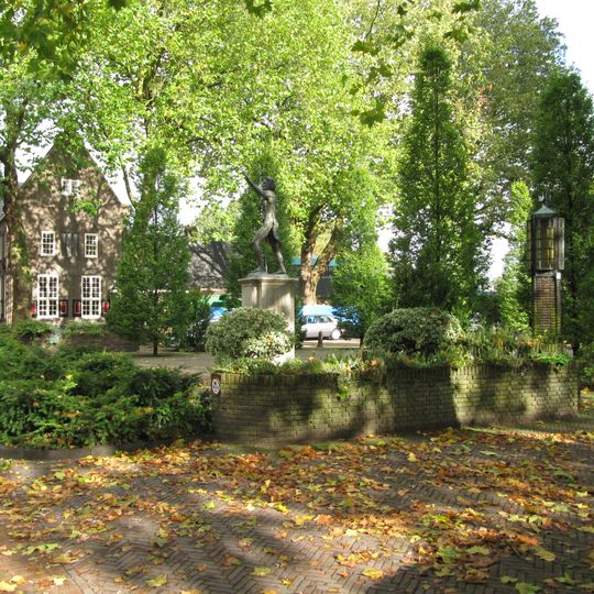 Erfscheiding met twee lantaarns