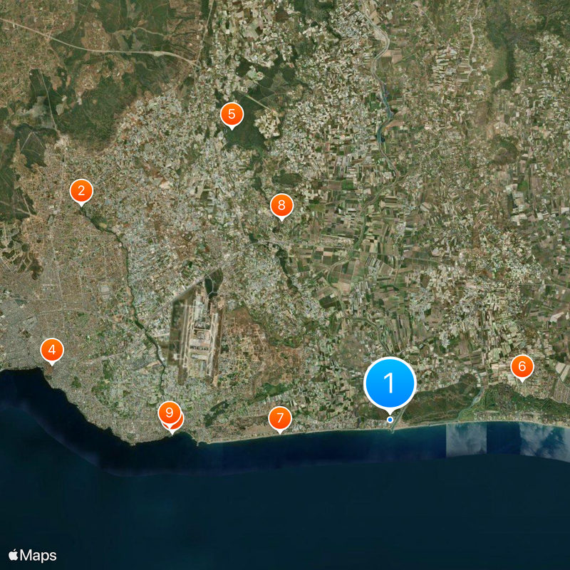 Mardan Palace Map
