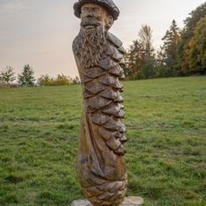 Socha brdského ducha Fabiána v Kytíně