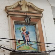 Ceramic Panel of Saint Christopher