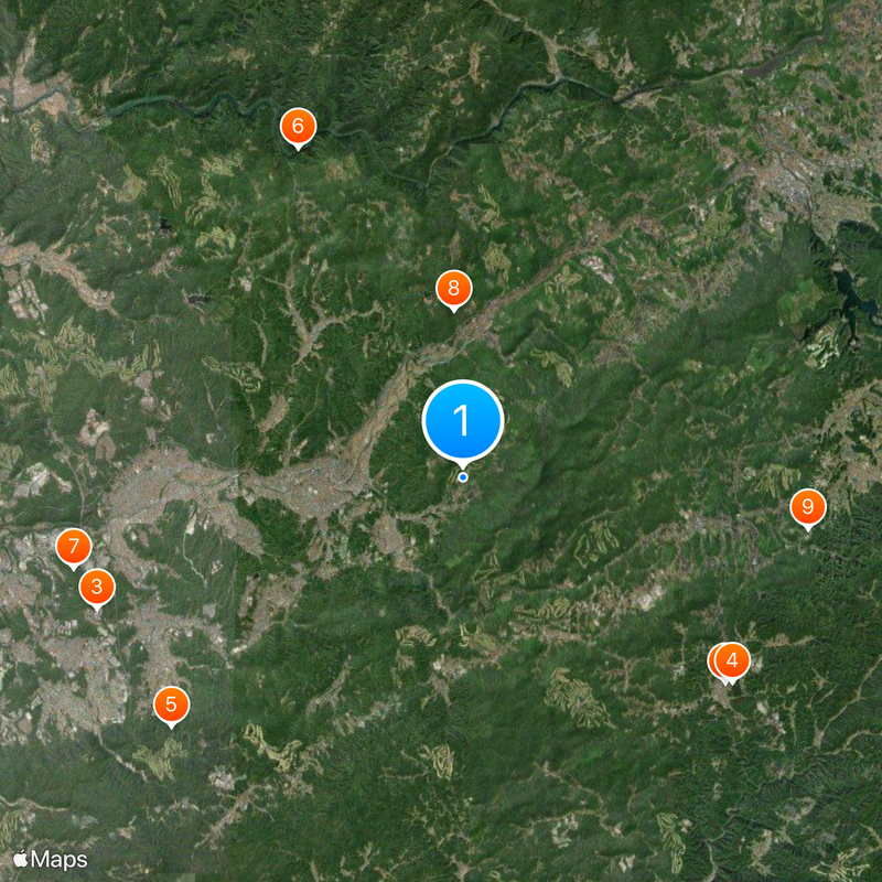 Reitaku Mizunami Junior high school and High school Map