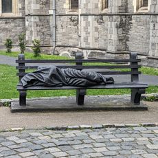 Homeless Jesus Statue
