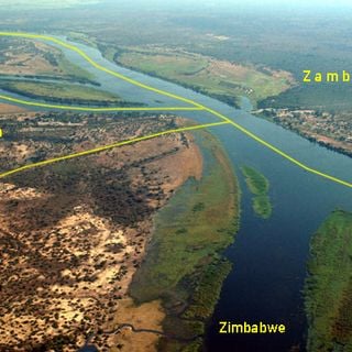 Tripoint Botswana-Namibie-Zambie