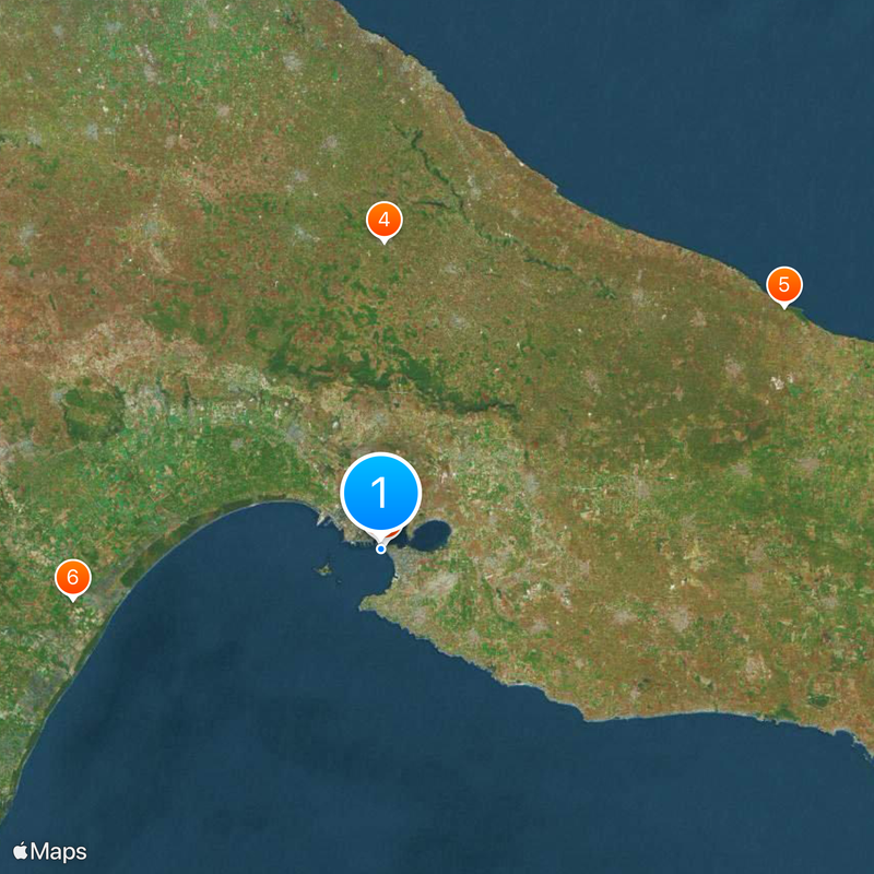 Province de Tarente Carte