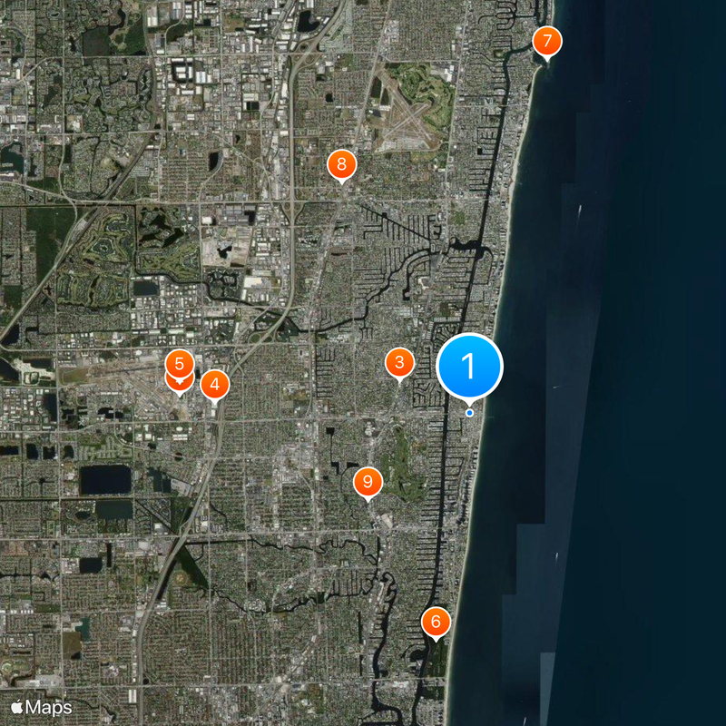 Lauderdale-by-the-Sea Mappa