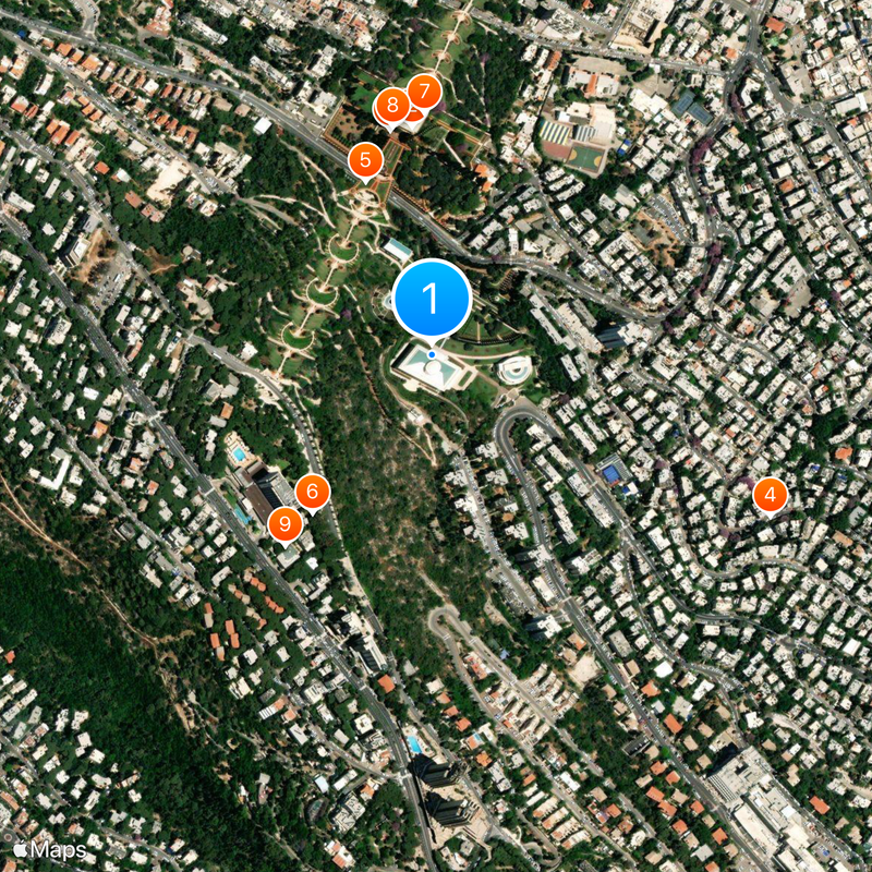 Maison Universelle de Justice Carte