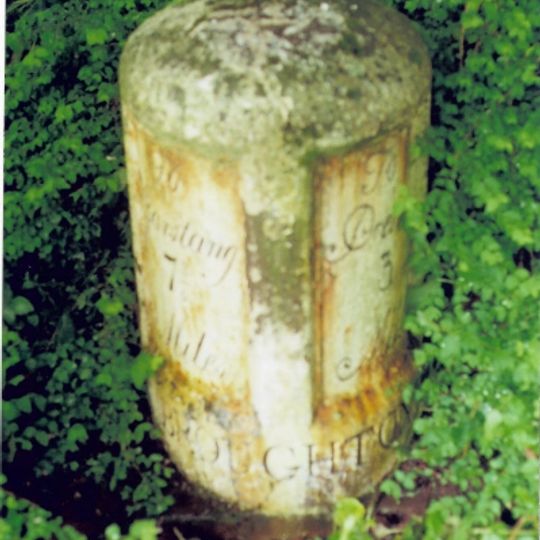 Milestone On West Side Of Road At North Side Of Entrance To County Fire Brigade Hq