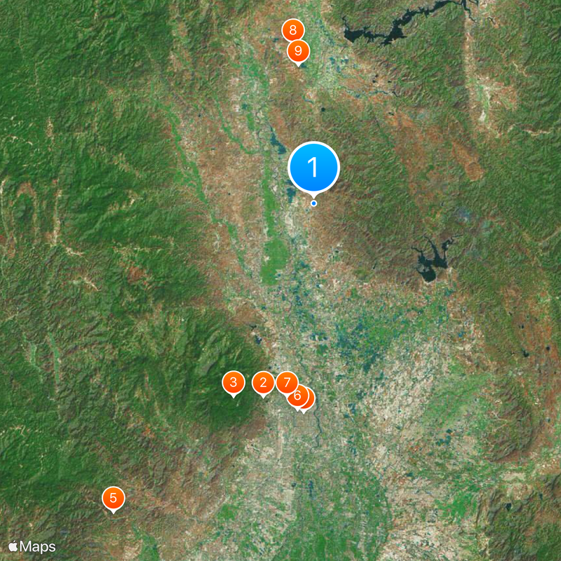 Northern Thailand Map