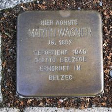 Stolperstein dedicated to Martin Wagner