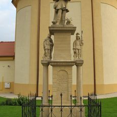 Statue of St. Wendelin, St. Roch and St. Florian