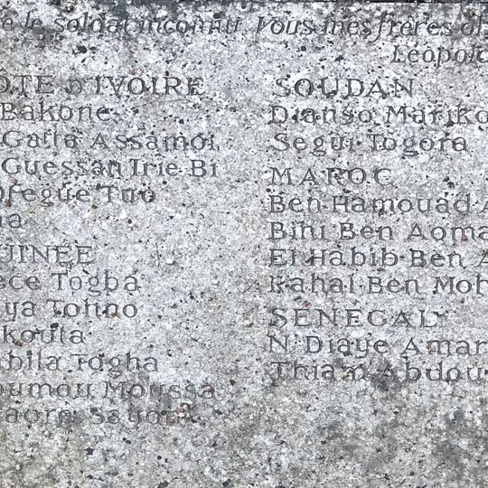 Monument aux 43 tirailleurs sénégalais