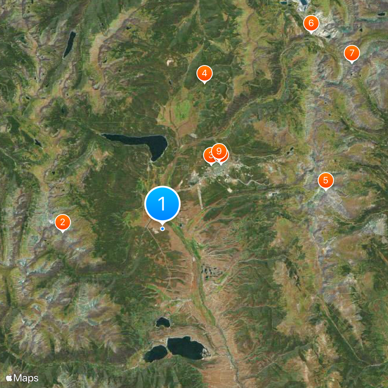 Contea di Lake Mappa