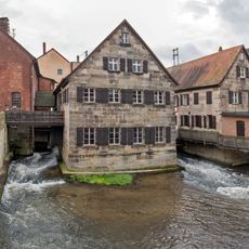 Ensemble Wehr I und II in Lauf an der Pegnitz