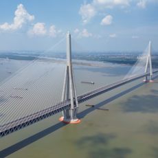 Ponte Changtai Rio Yangtzé