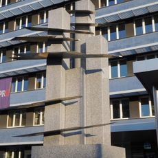 Sculpture "PREgate" in Na hroudě street