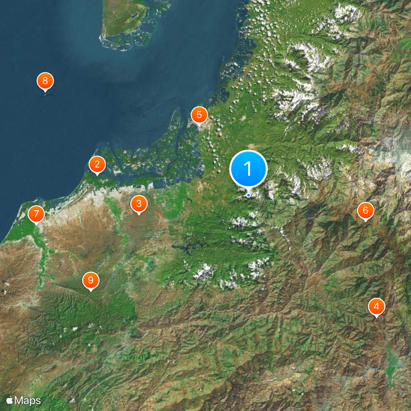 Prowincja El Oro Mapa