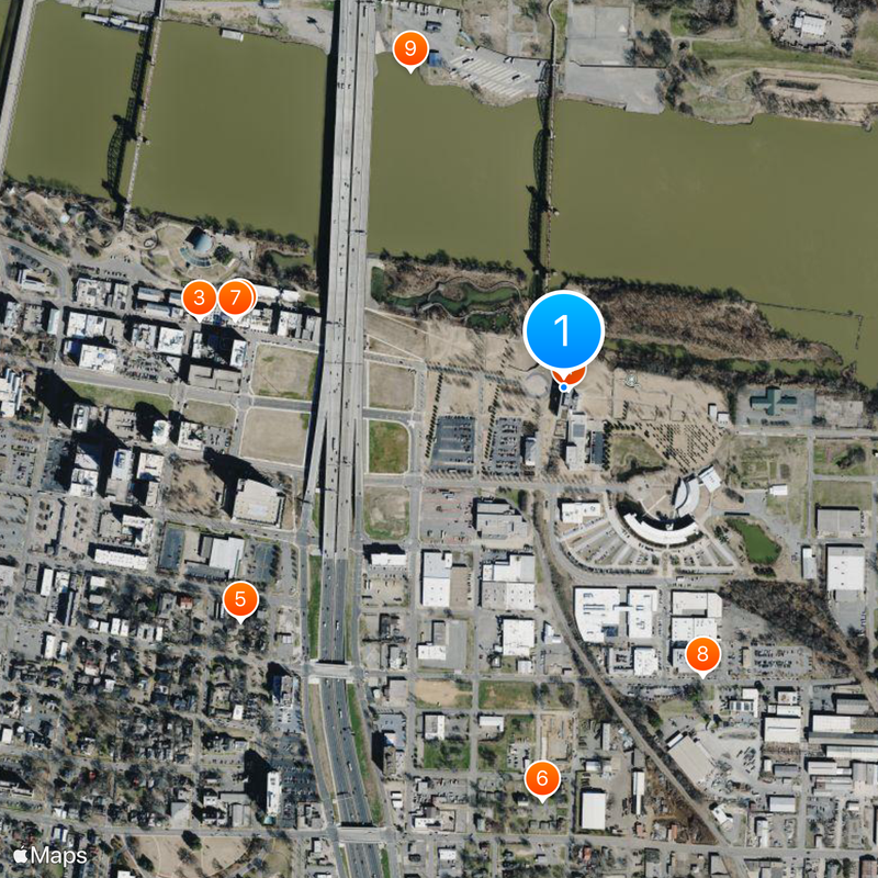 Clinton Presidential Center Map