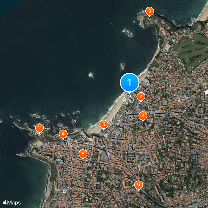 Hôtel du Palais Kaart