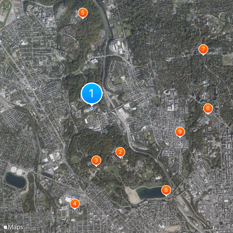 WMAR-TV Map