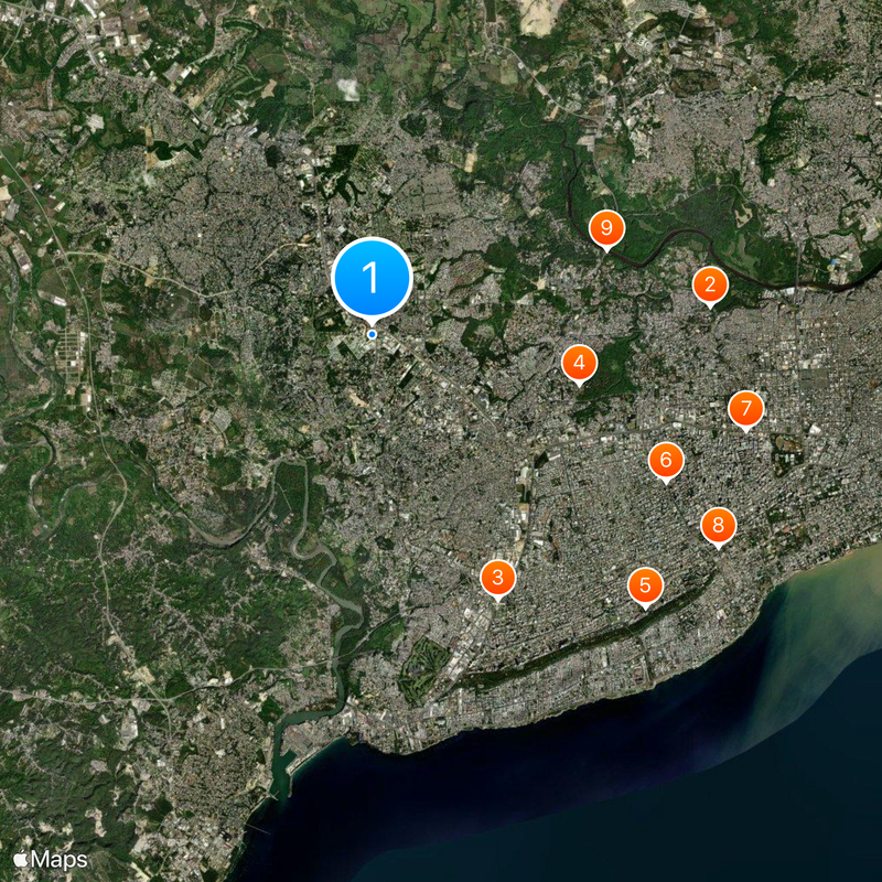 Santo Domingo Oeste Map