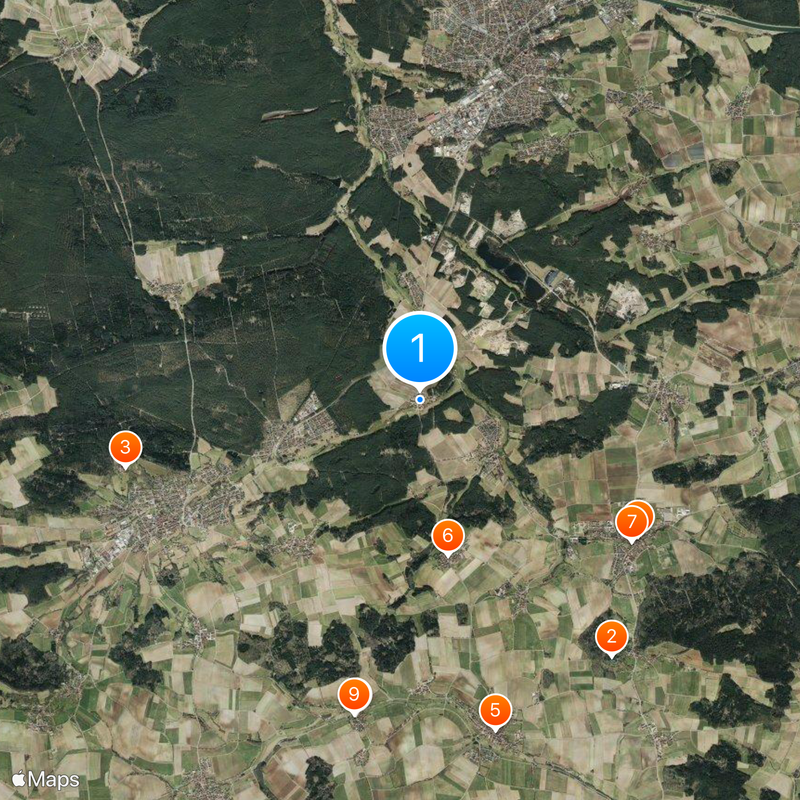 Oberrödel Map