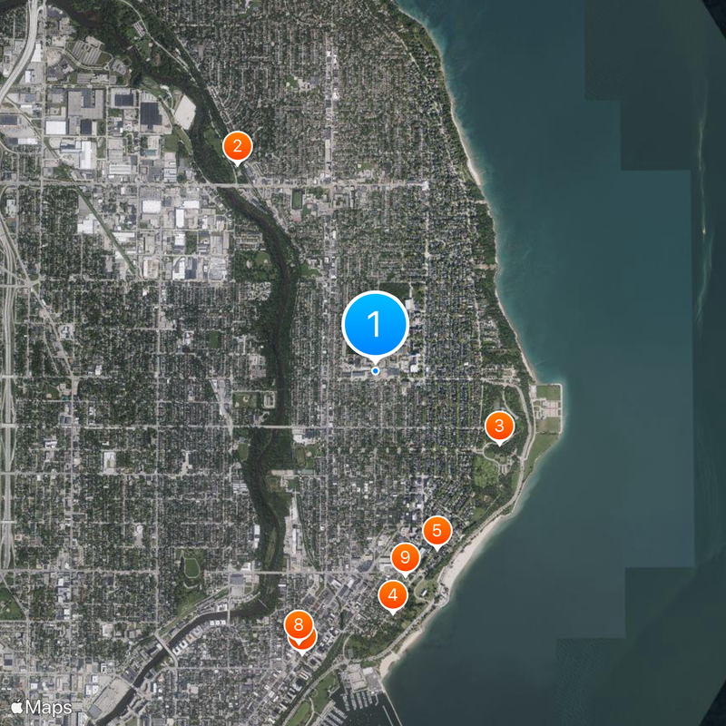 University of Wisconsin–Milwaukee Map