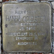 Stolperstein em memória de Hanna Goldstein
