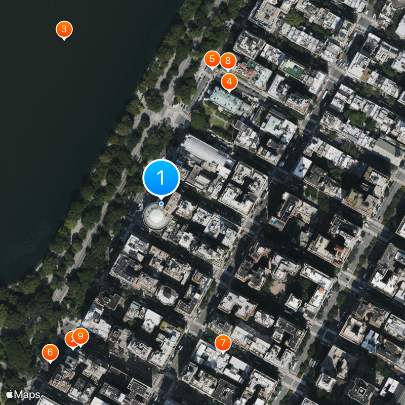 Solomon R. Guggenheim Museum Mappa