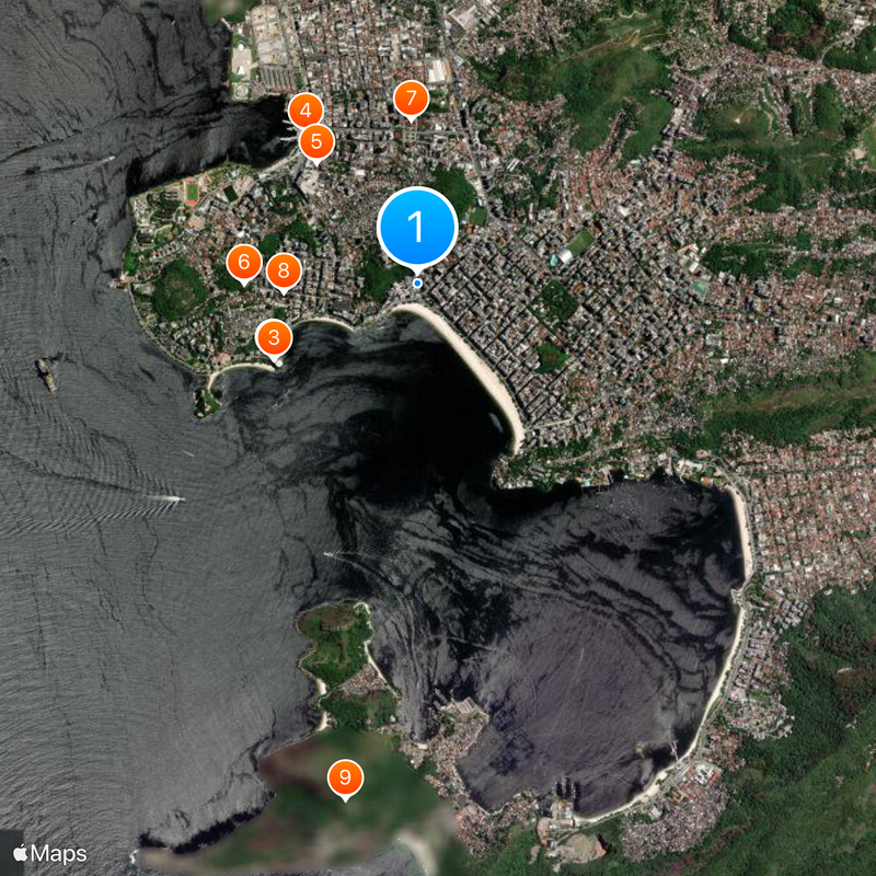 Fluminense Federal University Map