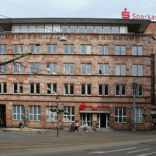 Verwaltungsgebäude der Sparkasse