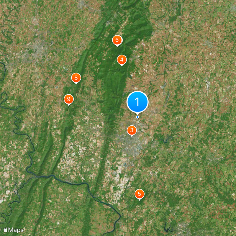 Frederick County Map