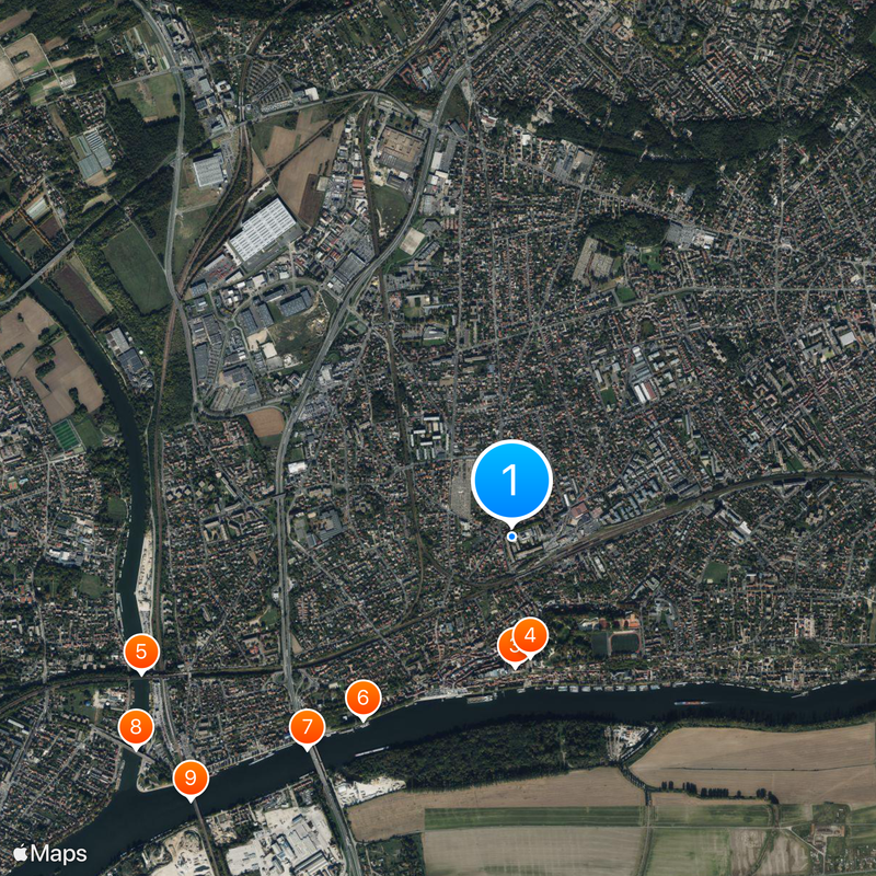 Conflans-Sainte-Honorine Kaart