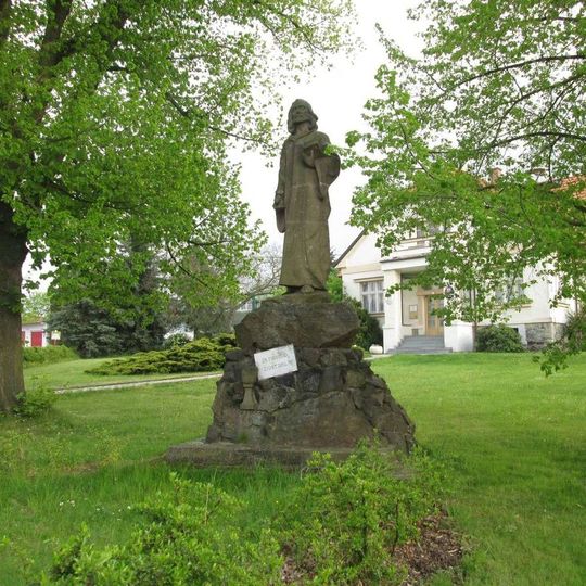 Socha mistra Jana Husa v Kyšicích