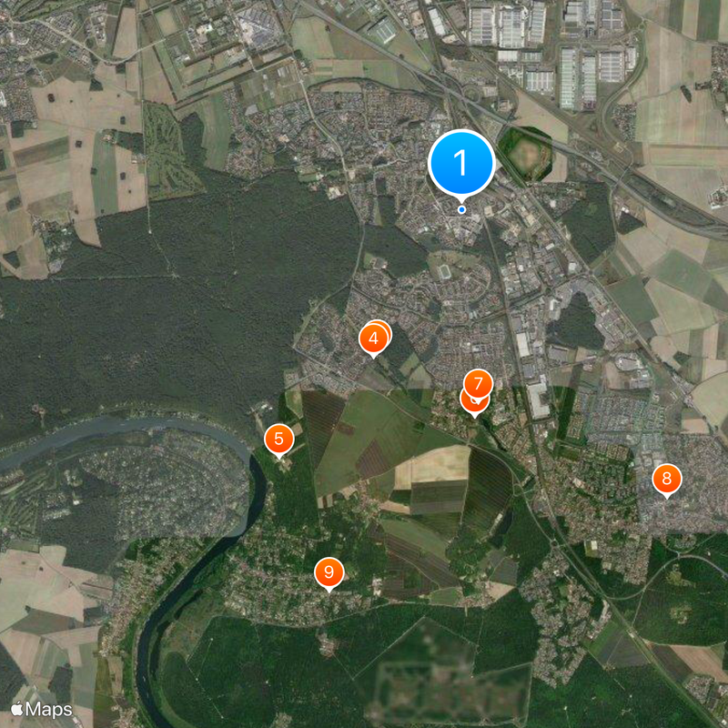 Savigny-le-Temple Map