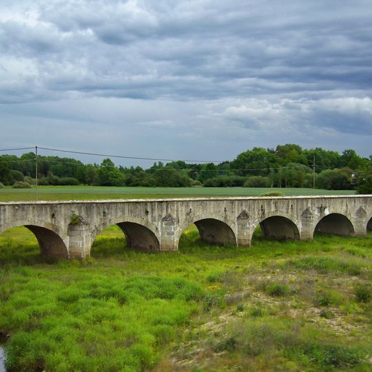 Inundation bridge over the Lužnice in Stará Hlína